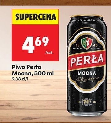 Piwo Perła Mocna 500 ml promocja w Biedronka