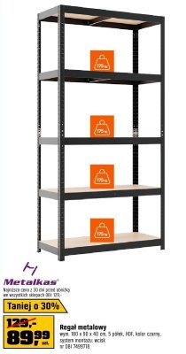 Regał metalowy Metalkas promocja w OBI