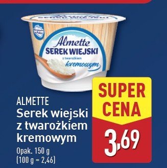 Serek wiejski z twrożkiem kremowym Hochland almette promocja w Aldi