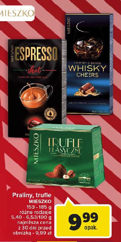 Czekoladki espresso Mieszko promocja