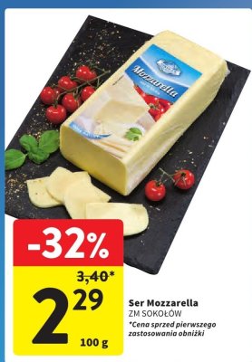 Ser Mozzarella ZM SOKOŁÓW promocja w Intermarche