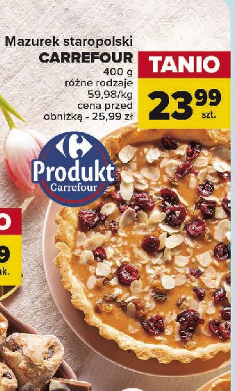 Mazurek staropolski Carrefour promocja