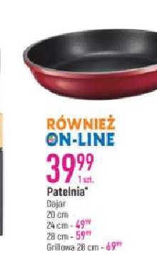 Patelnia grill 28 cm Dajar promocja