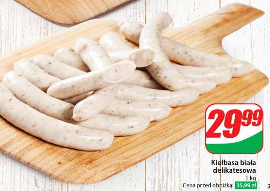 Kiełbasa biała delikatesowa Agro rydzyna promocja