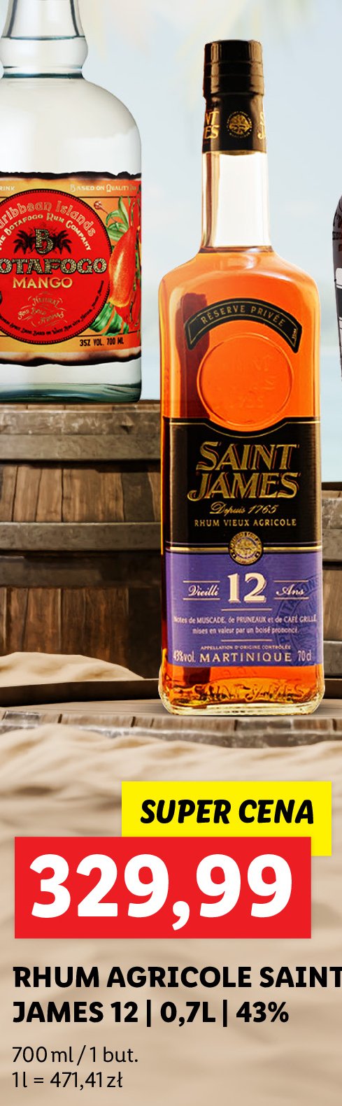 Rum Saint james 12 promocja