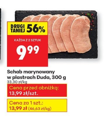 Schab marynowany w plastrach 300 g promocja w Biedronka
