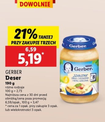 Szarlotka jab艂ka z biszkoptem i nutk膮 waniliow膮 Gerber promocja