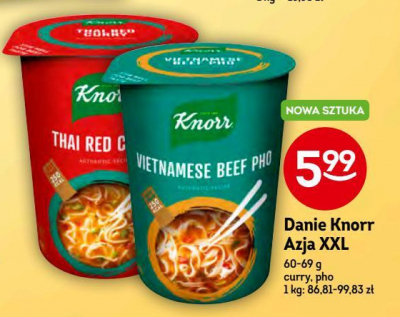 Danie vietnamese beef pho Knorr promocja