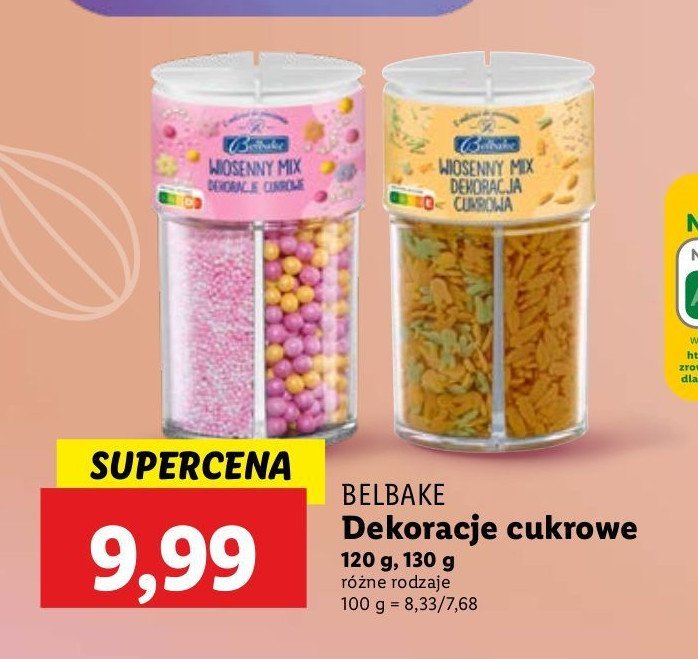 Posypka wiosenny mix różowy Belbake promocja