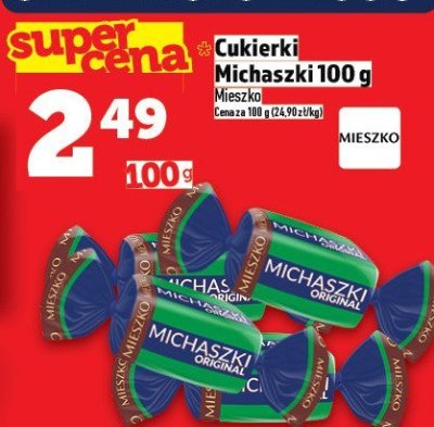 Cukierki Michaszki 100 g promocja w TOPAZ
