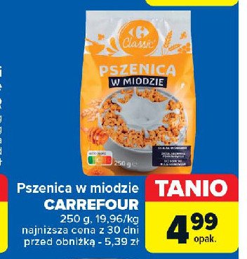 Pszenica w miodzie Carrefour classic promocja