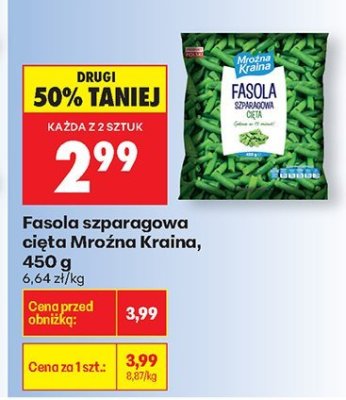 Fasola szparagowa cięta promocja w Biedronka