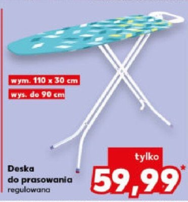 Deska do prasowania regulowana promocja w Kaufland