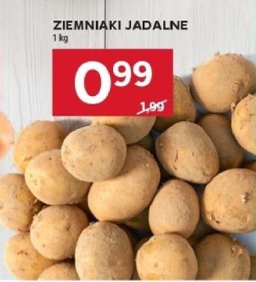 Ziemniaki jadalne promocja w Stokrotka