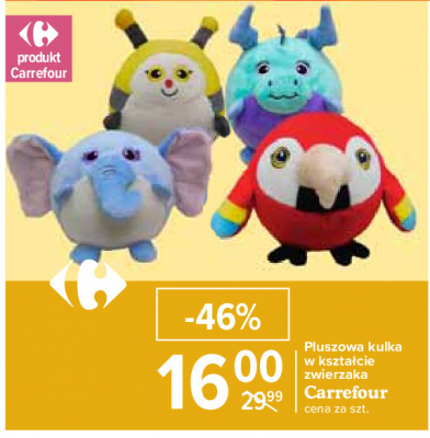 Pluszowa kulka w kszta艂cie pszczo艂y Carrefour promocja
