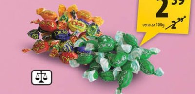 Cukierki Karmelki Dicki miętowe, musujące promocja w Arhelan