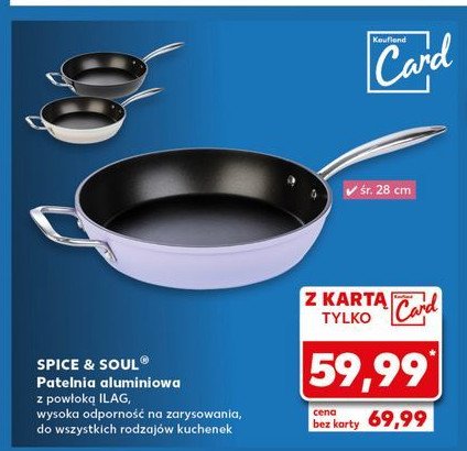 Patelnia aluminiowa 28 cm Spice&soul promocja