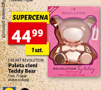 Paleta cieni do powiek rosie I heart revolution teddy promocja