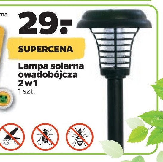 Lampa solarna owadobójcza promocja