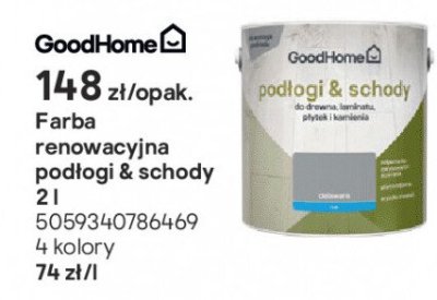 Farba renowacyjna podłogi & schody GoodHome promocja w Castorama