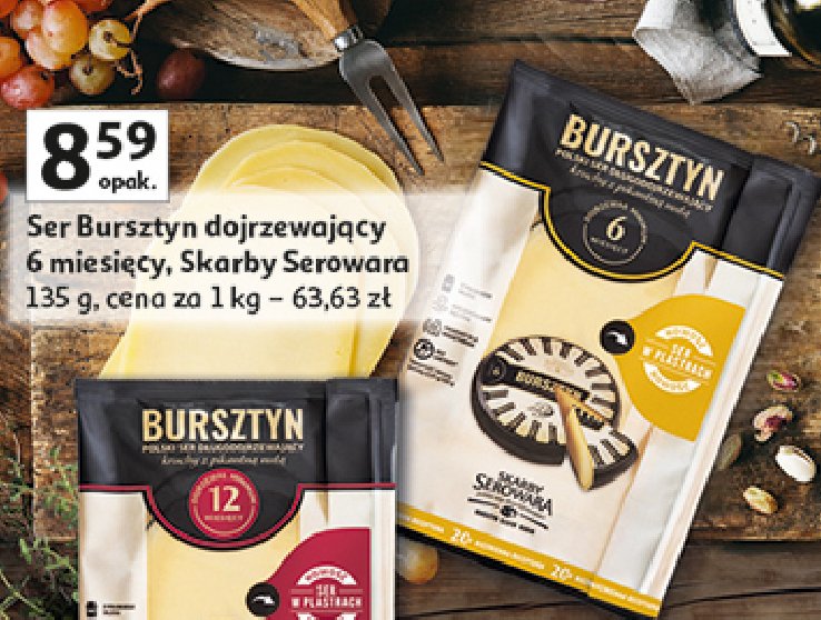 Ser bursztyn Skarby serowara promocja w Auchan
