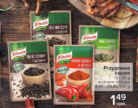 Papryka wędzona w hiszpanii Knorr promocja