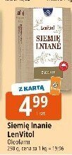 Siemię lniane Len Vital Oleofarm promocja w Leclerc