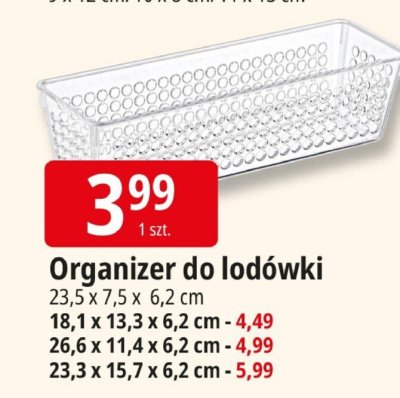 Organizer do lodówki promocja w Leclerc