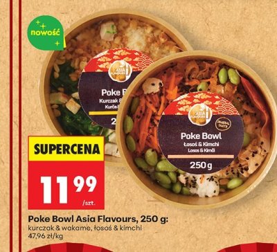 Poke Bowl Asia Flavours, 250 g: kurczak & wakame promocja w Biedronka