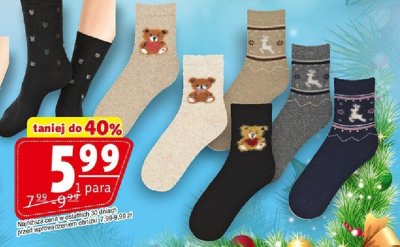 Skarpety z wełną różne rozmiary i rodzaje NOVITI promocja w Prim Market