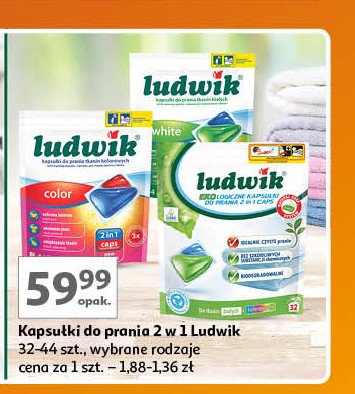 Kapsułki do prania color Ludwik 2w1 promocja