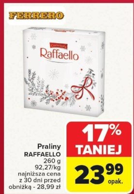 Praliny Raffaello promocja w Carrefour