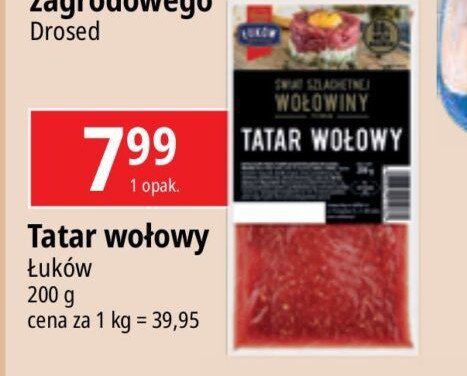 Tatar wołowy Łuków promocja