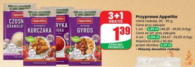 Przyprawa Appetita gyros promocja w Dino