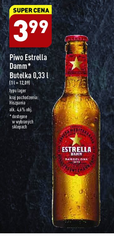 Piwo Estrella damm promocje