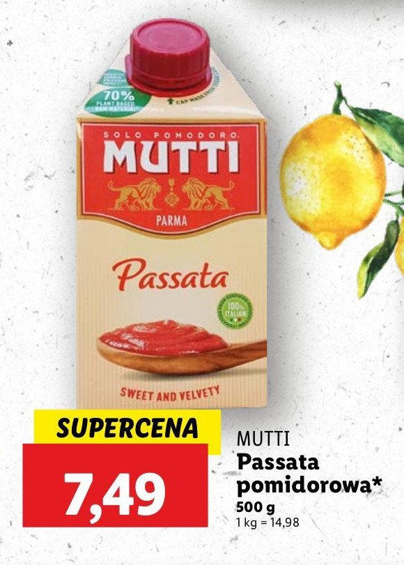 Passata pomidorowa mutti Mutti promocja