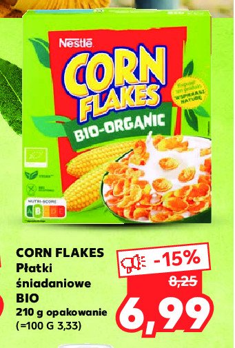 Płatki bio-organic Nestle corn flakes Corn flakes (nestle) promocja