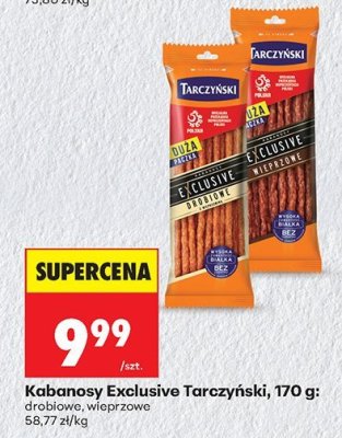 Kabanos Exclusive drobiowe 170g promocja w Biedronka