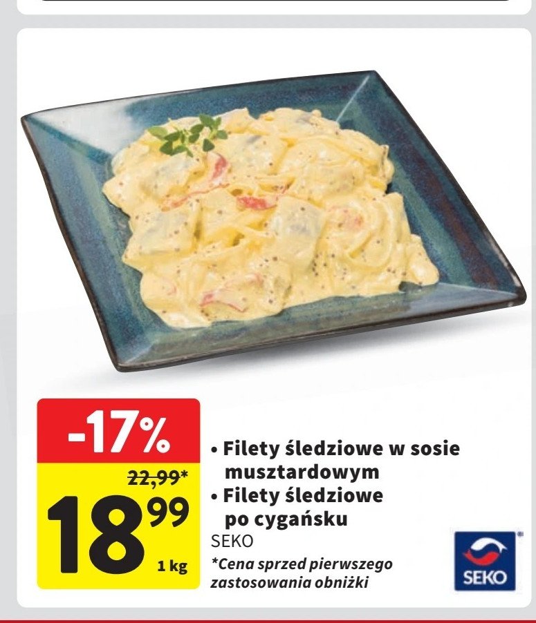 Filety śledziowe po cygańsku Seko promocja