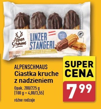 Ciastka kruche z nadzieniem Alpenschmaus promocja