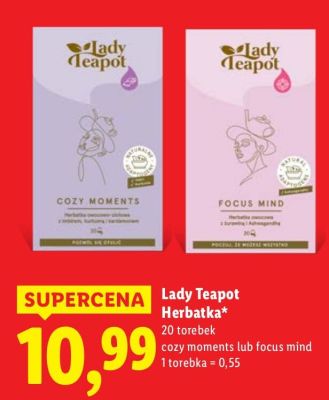 Herbatka focus mind promocja w Lidl