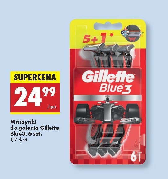 Maszynka do golenia Gillette blue 3 speed promocja