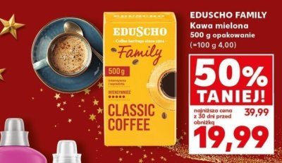 Kawa mielona Eduscho Family 500g promocja w Kaufland
