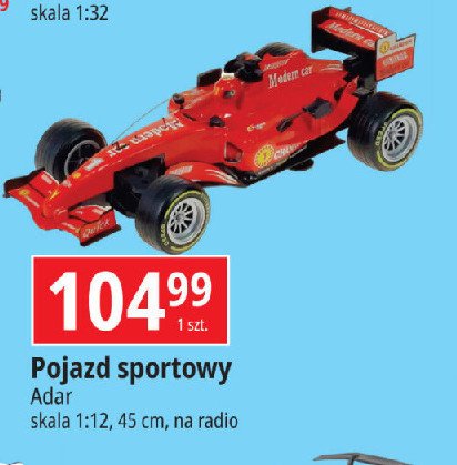 Pojazd sportowy 1:12 45 cm Adar promocja w Leclerc