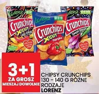 Chipsy Crunchips różne rodzaje Lorenz promocja w Wafelek