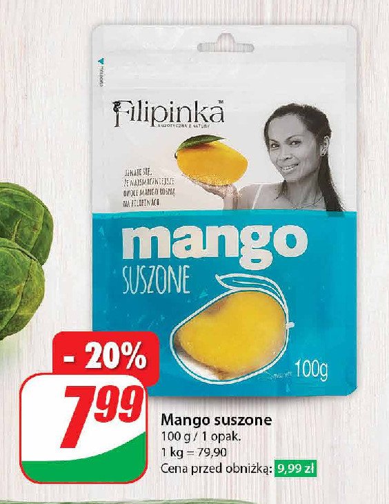 Mango suszone Filipinka promocja w Dino