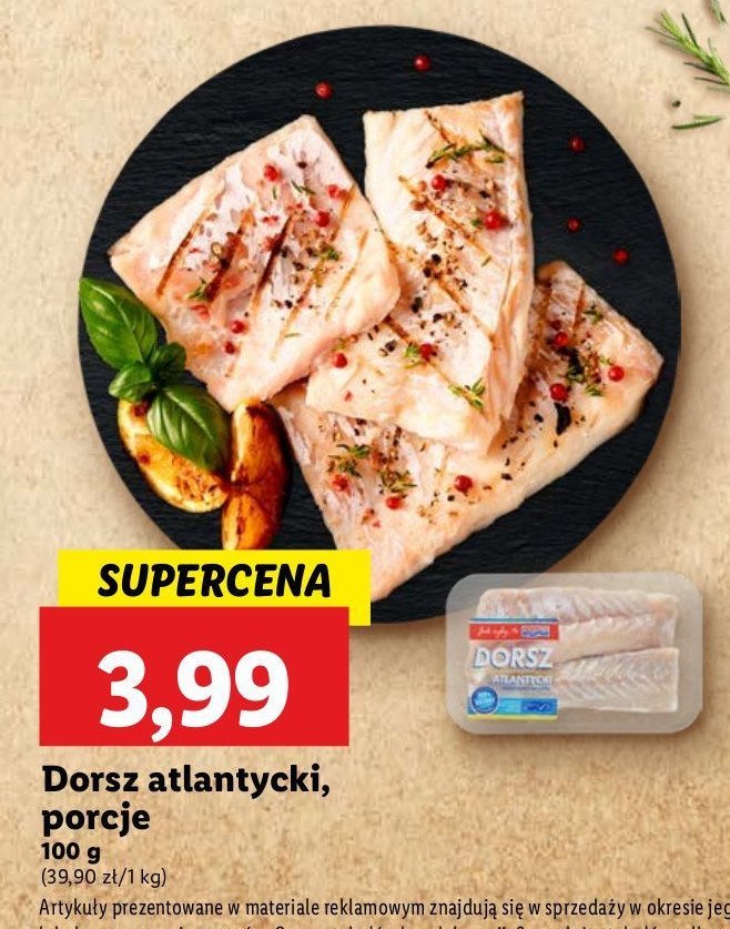 Dorsz atlantycki filet Abramczyk promocja