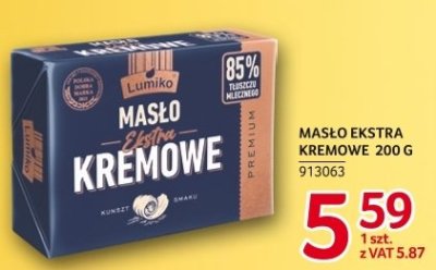 Masło Lumiko Masło Kremowe promocja w Selgros