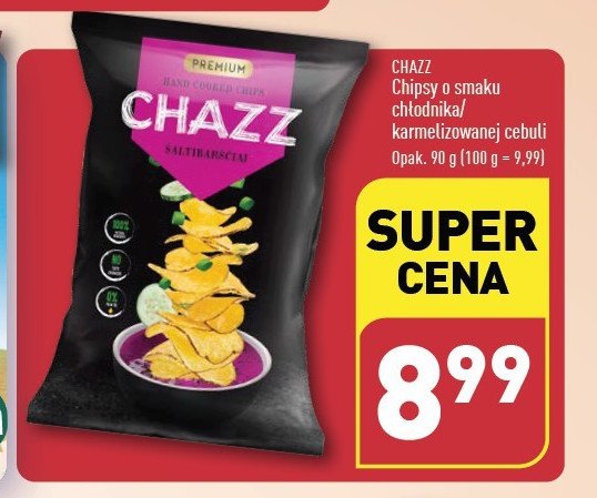 Chipsy karmelizowana cebula Chazz promocja