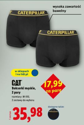 Bokserki męskie 2 pary M-XXL promocja w Lidl